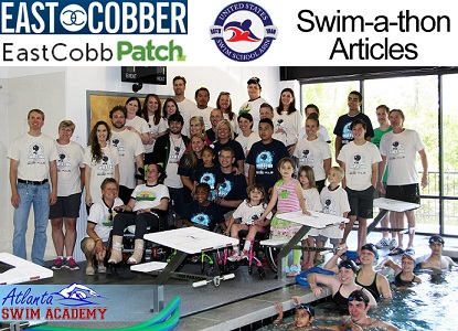 Picture of swim class in east cobber magazine 
